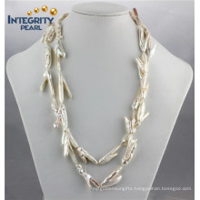Freshwater Special Shape Chicken Claw Real Pearl Necklace Price